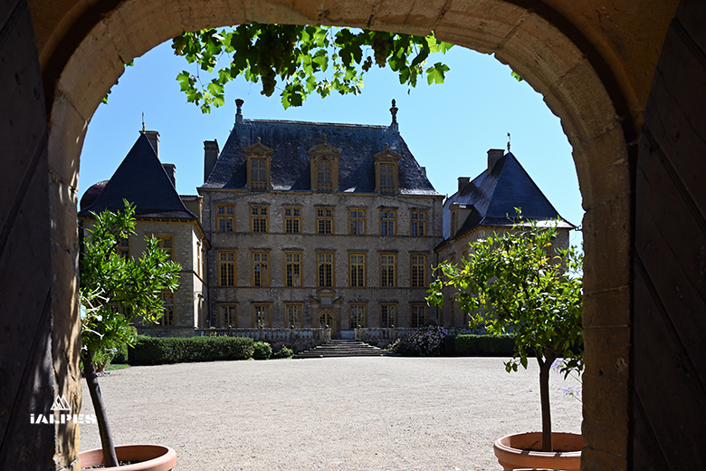 Château de Fléchères à Fareins, département de l'Ain