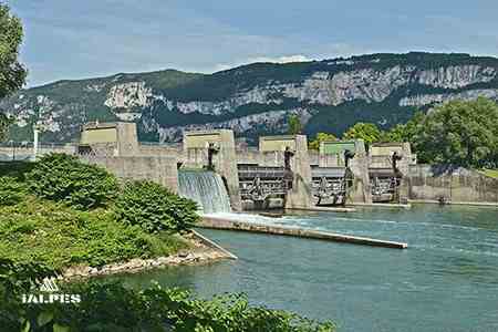 Barrage Brégnier-Cordon, Ain