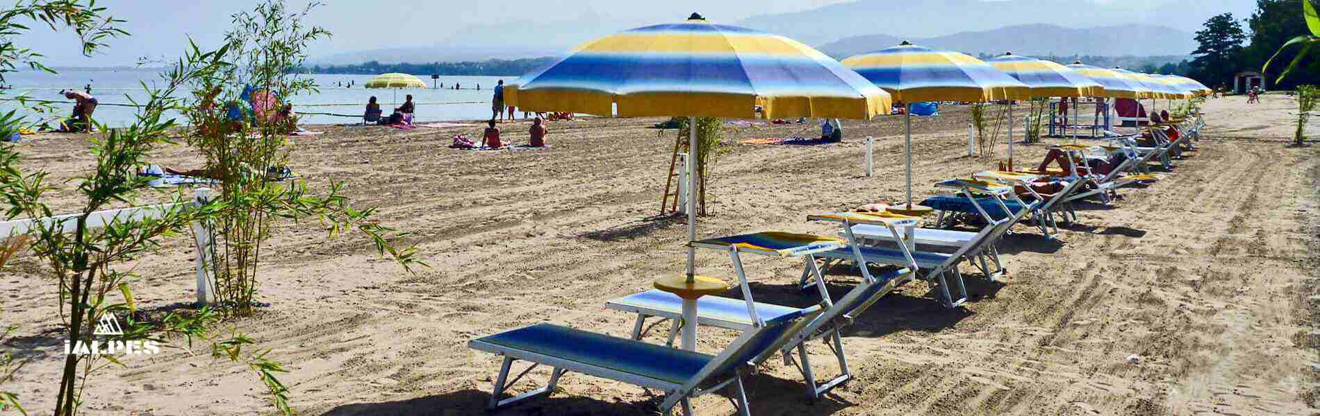 Plage d'Excennevex sur le lac Léman - Guide iAlpes