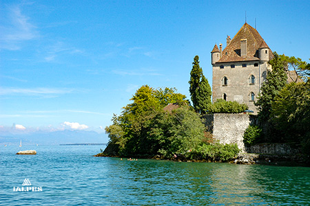 Yvoire, le château médiéval au bord du Léman