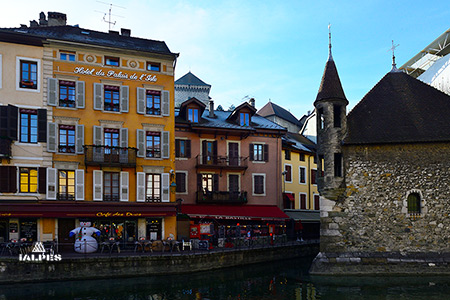 Annecy, le canal du Thiou