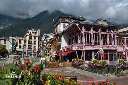 Chamonix centre et sa brasserie typique