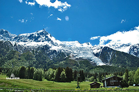 Chamonix le glacier des Bossons