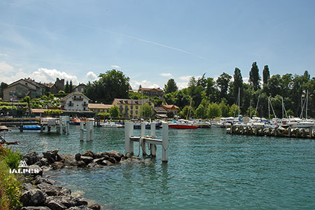 Port de plaisance à Yvoire