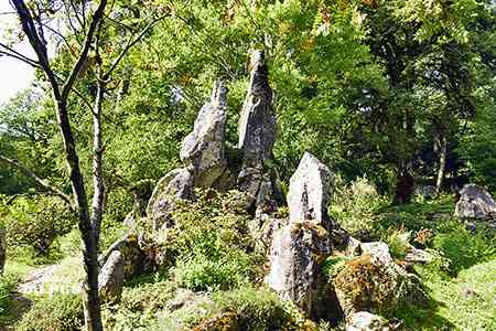 Jardin alpin La Jaÿsinia, rochers