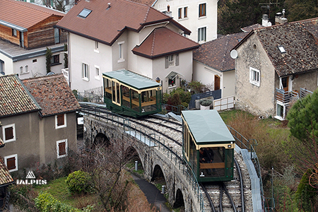 Thonon-les-Bains, l'ancien funiculaire