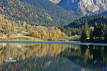 Le lac de Plagne à Abondance