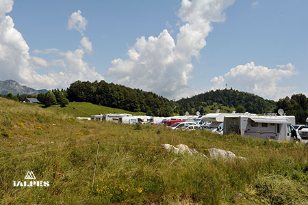 Campingcars en montagne