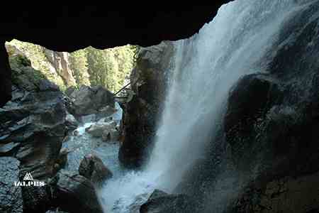 Vallorcine, cascade de Bérard