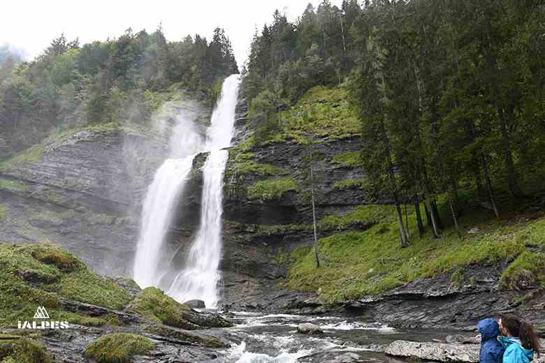 Cascade du Rouget à Sixt, Haute-Savoie