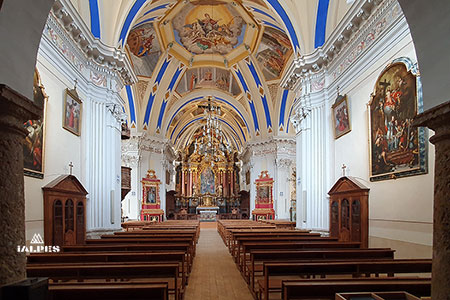 Eglise baroque de Saint Nicolas de Véroces, Haute-Savoie