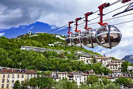 Télécabine La Bastille, Grenoble, Isère, France
