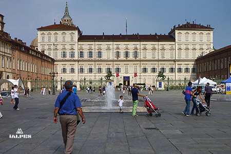 Place du château Turin, Italie
