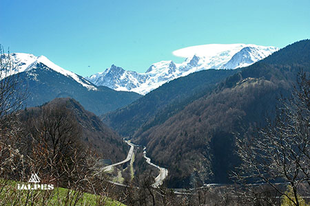 Viaduc de l'Autoroute Blanche vers Chamonix
