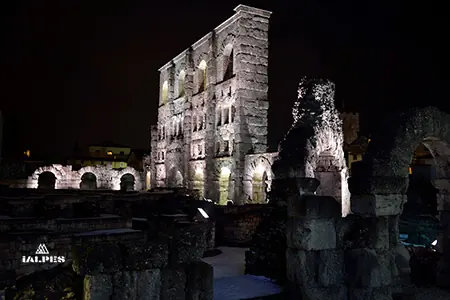 Aoste, le théâtre romain