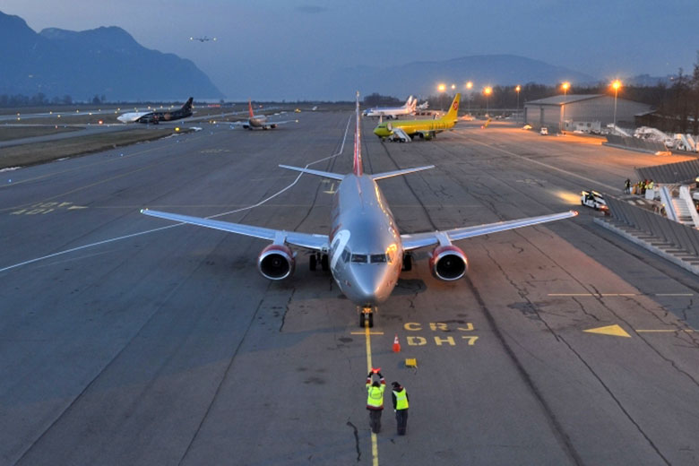 Aéroport Chambéry. Crédit VINCI Airport