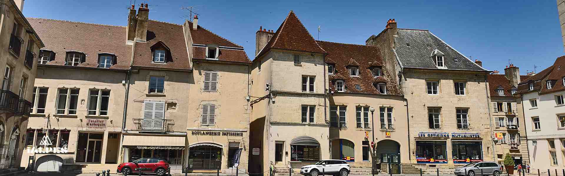 Maisons dans Dole, Jura