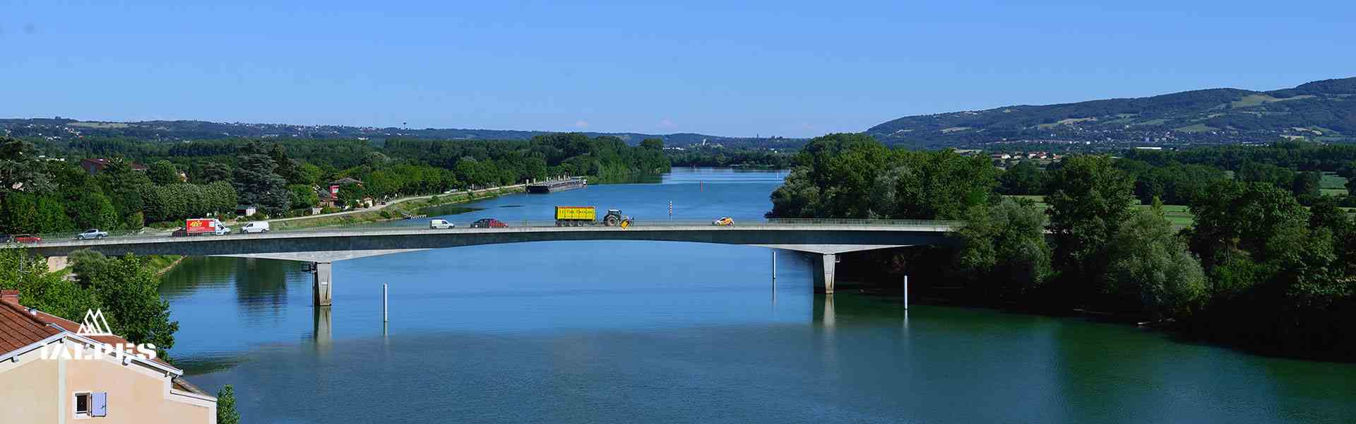 La Saône à Trévoux, Ain