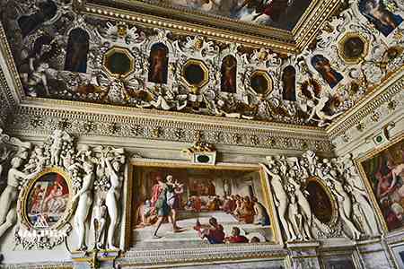 Plafond Renaissance, château de Fontainebleau