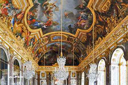 Château de Versailles, plafond de la Grande Galerie 
