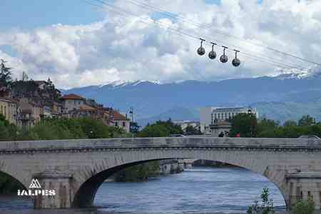 Télécabine La Bastille, Grenoble, Isère, France