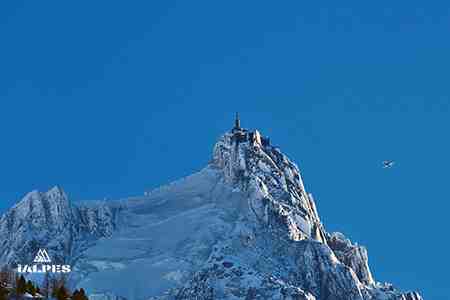 Aiguille du Midi en hiver, Chamonix Mont-Blanc