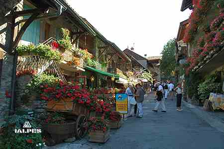 Village d'Yvoire, Haute-Savoie