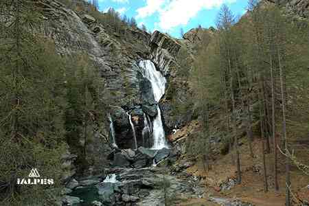 Cascade de Lillaz, Vallée d'Aoste, Italie