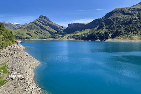 Lac barrage de Roselend, Savoie