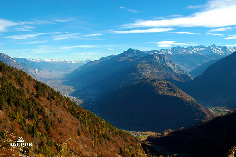 Valais, descente sur Martigny