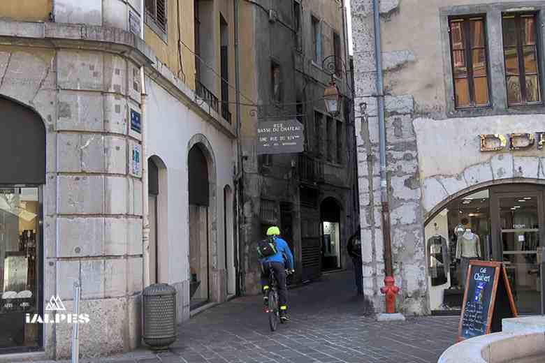 Savoie, Chambéry, quartier historique.