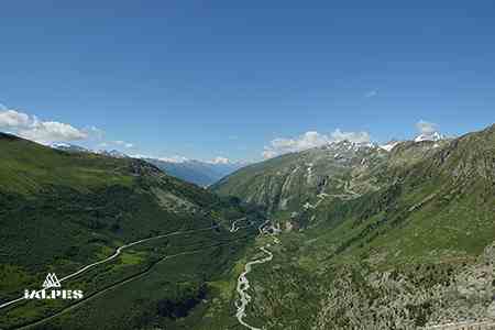 Route col de la Furka et du Grimsell, Suisse