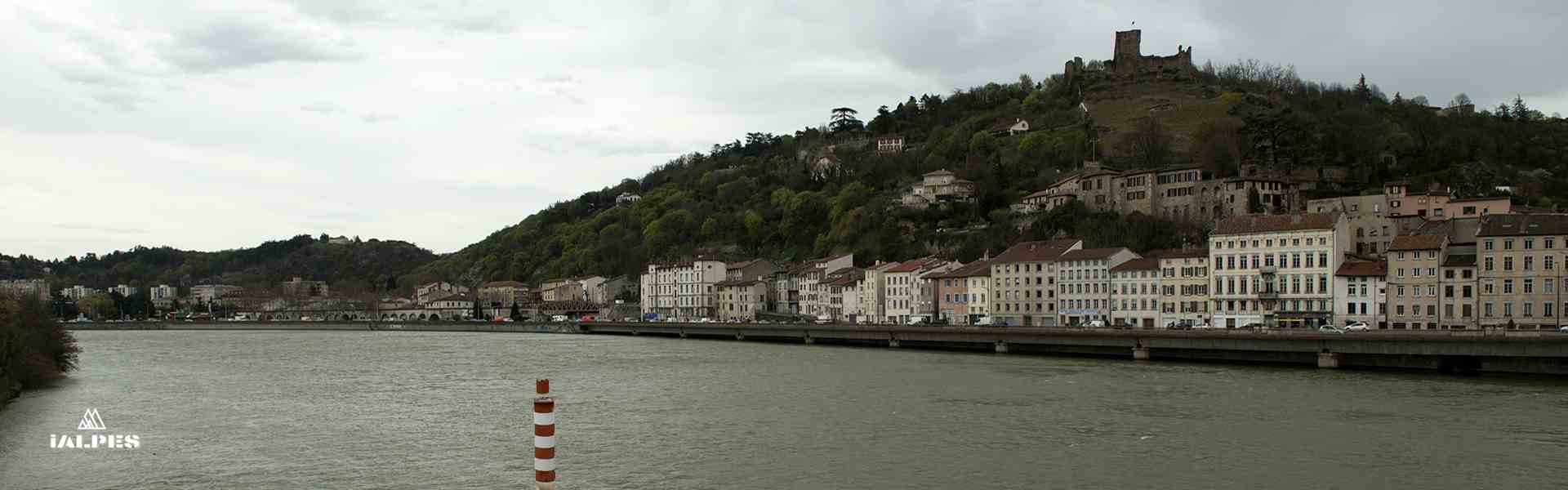 Le Rhône à Vienne, Isère