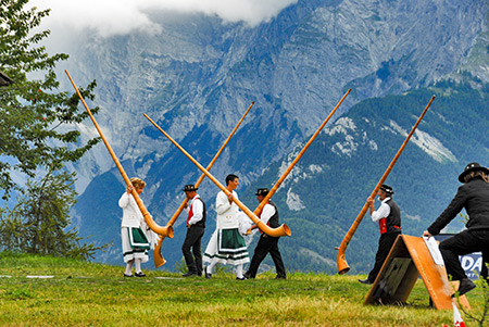Nendaz, festival de cors des Alpes