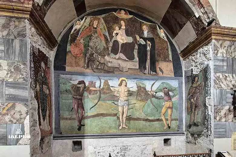 Fresques de la collégiale Saint-Ours