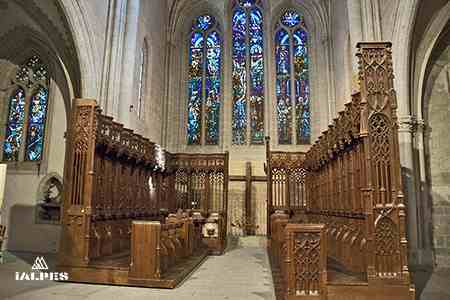 Eglise de Moudon, les stalles 