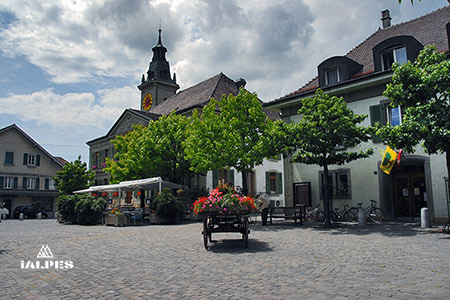 Bourg d'Echallens, Suisse